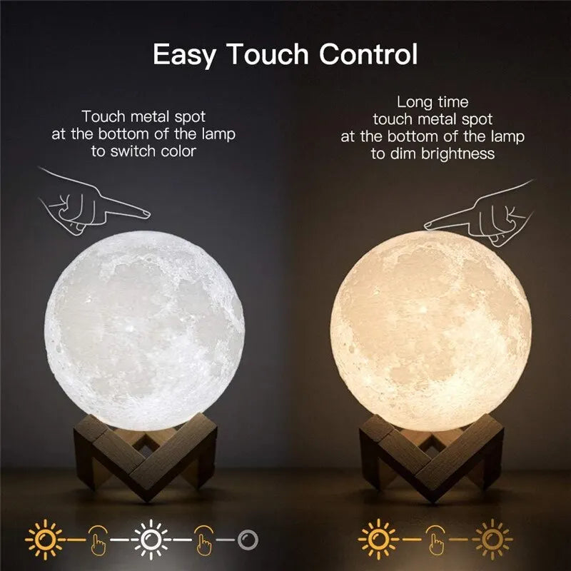 Luminária Lua LED Night Light